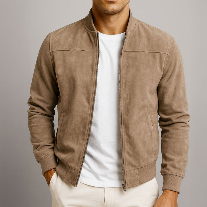 Basile | Veste en daim artisanale