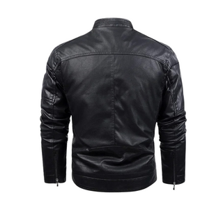 Yann | Veste en cuir rétro doublée