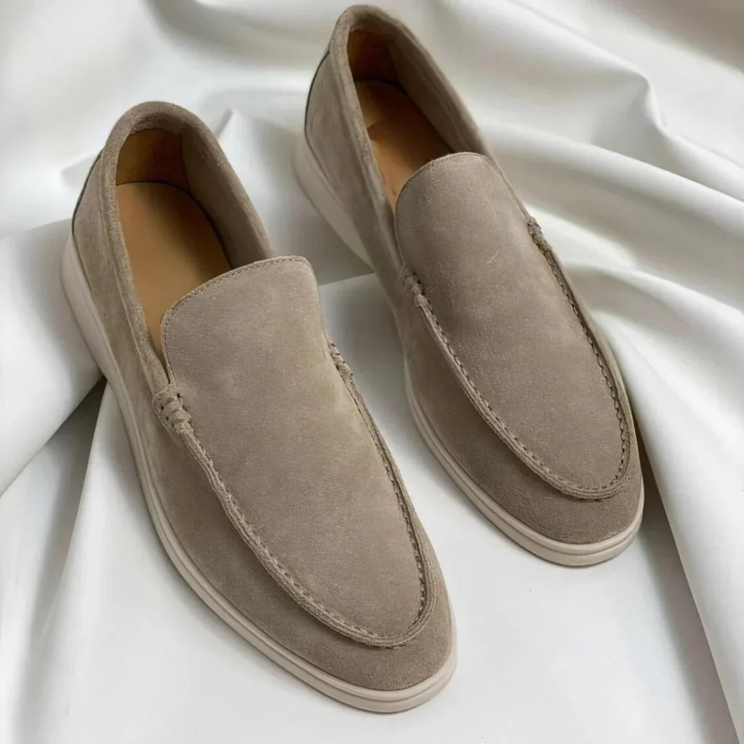 Léandre | Mocassins élégants en daim