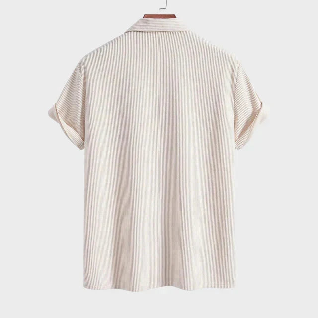 Pierre | Chemise cuba texturée