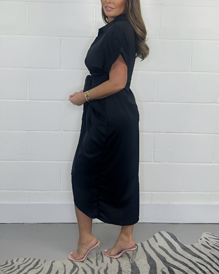 Thaïs | Robe plissée élégante