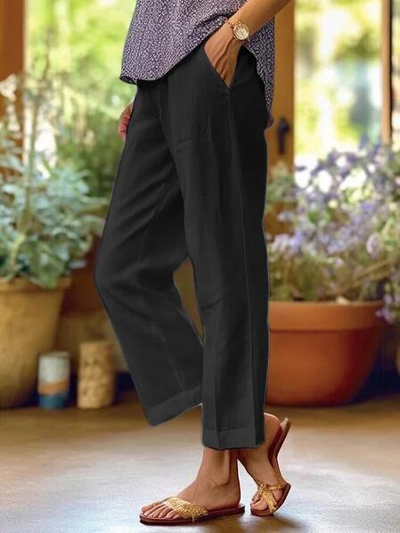 Bertille | Pantalon décontracté en lin