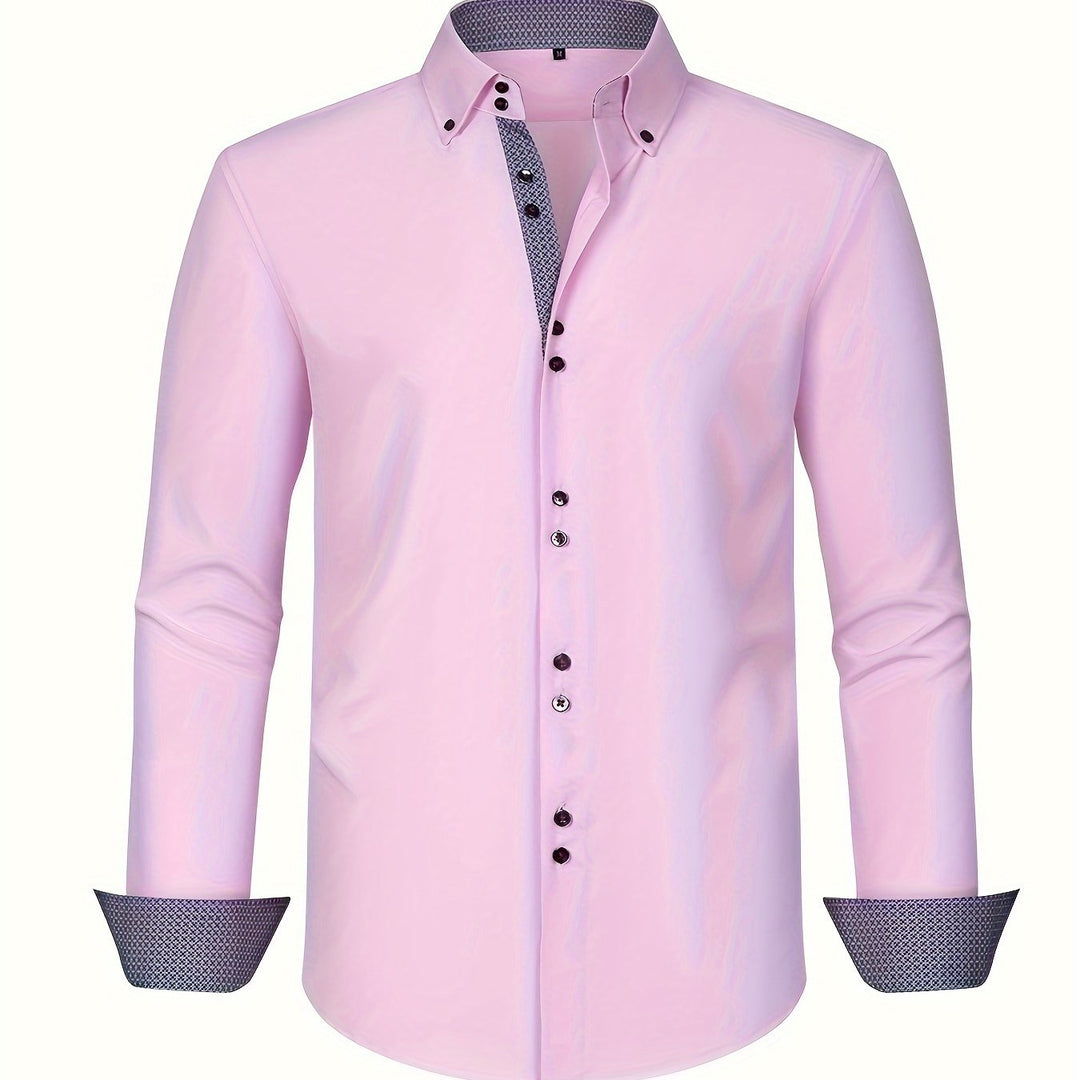 Ambroise | Chemise élégante légère avec détails contrastés