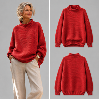 Muriel | Pull ample en maille texturée
