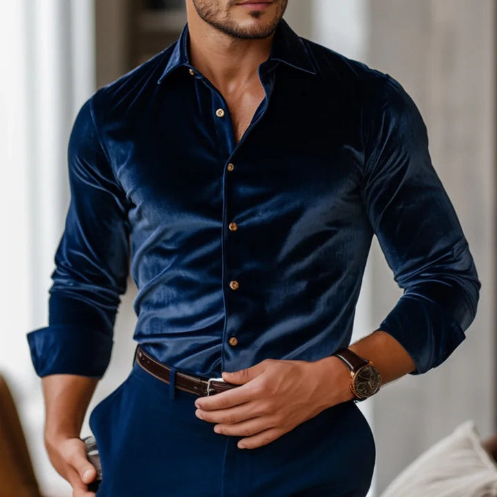 Louis-François | Chemise classique en velours