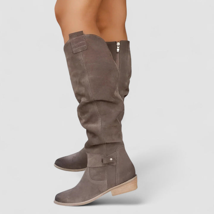 Bérénice | Bottes hautes en daim