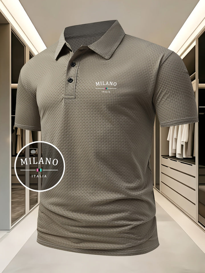 Pierre-Alexandre | Polo en maille géométrique