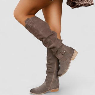 Bérénice | Bottes hautes en daim