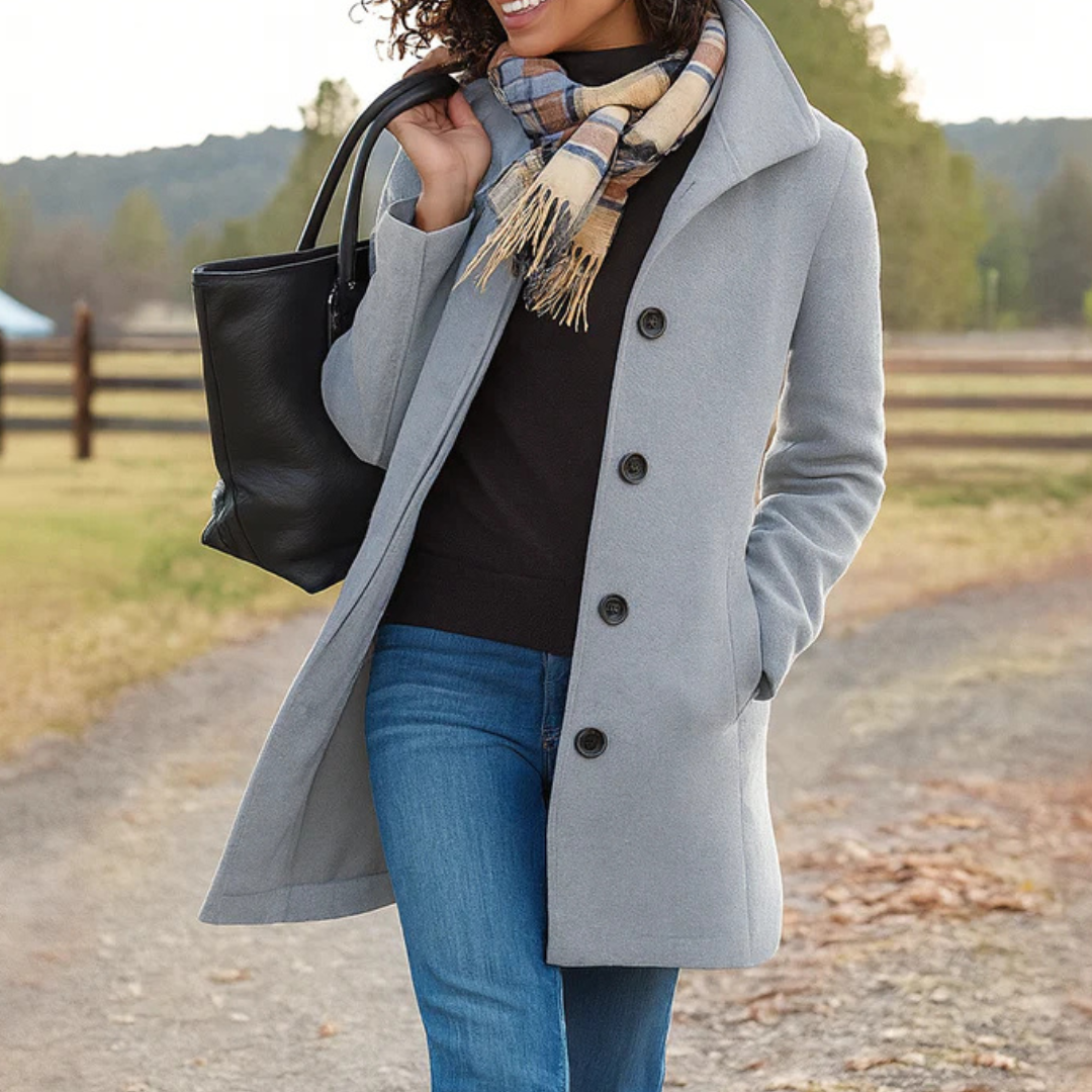 Diane | Manteau droit intemporel