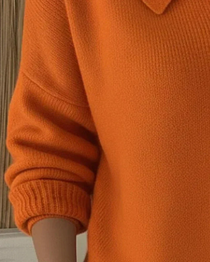 Emma | Veste en maille à col chemise