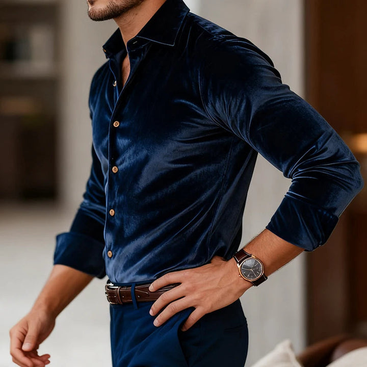 Louis-François | Chemise classique en velours