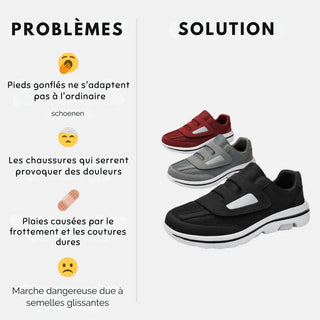 Dominique | Chaussures diabétiques unisexes