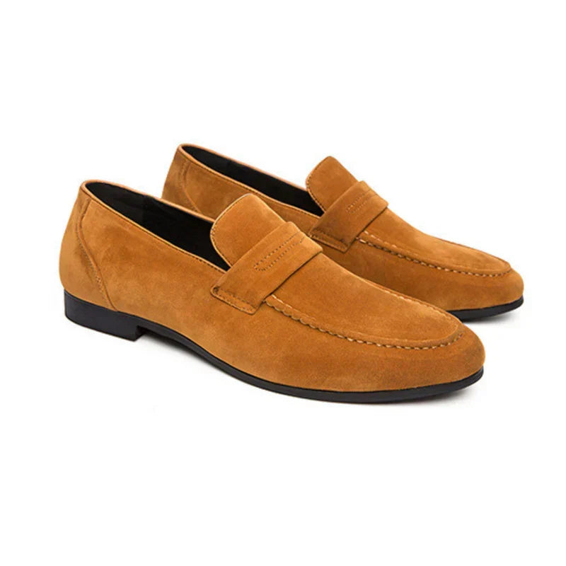 Florent | Mocassins à brides en daim