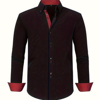 Ambroise | Chemise élégante légère avec détails contrastés