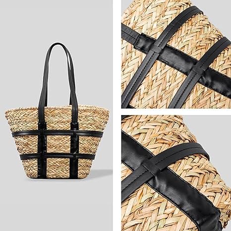 Delphine Loire | Sac de plage en cuir véritable