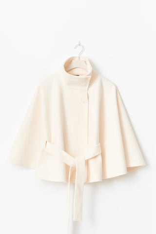 Mélanie | Manteau-cape ceinturé