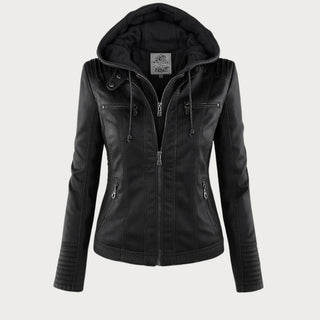 Élodie | Veste en similicuir