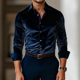 Louis-François | Chemise classique en velours