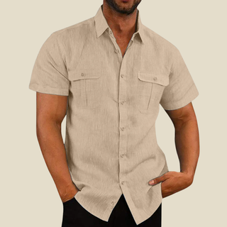Yannick | Chemise à poches texturée