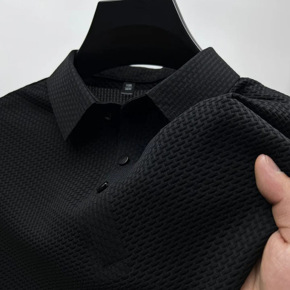 Valentin | Polo texturé à manches courtes