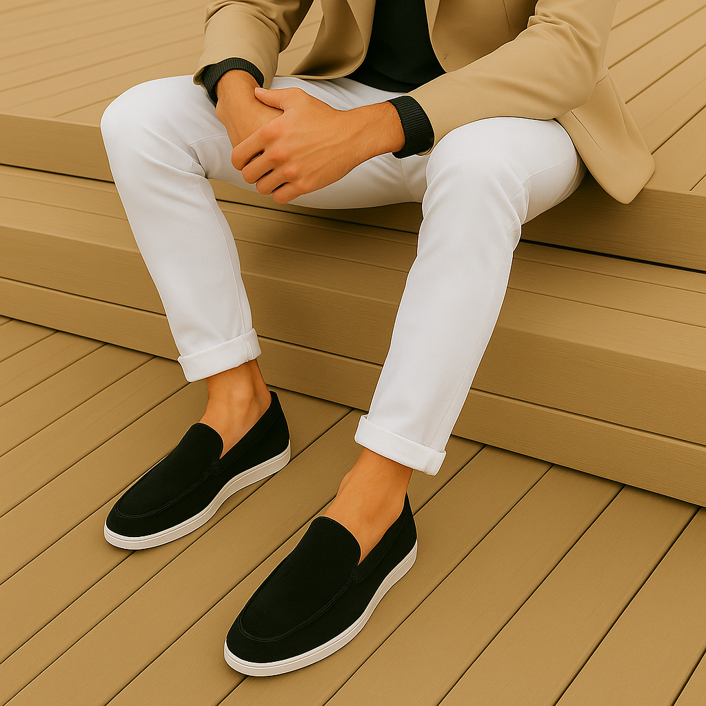 Léandre | Mocassins élégants en daim