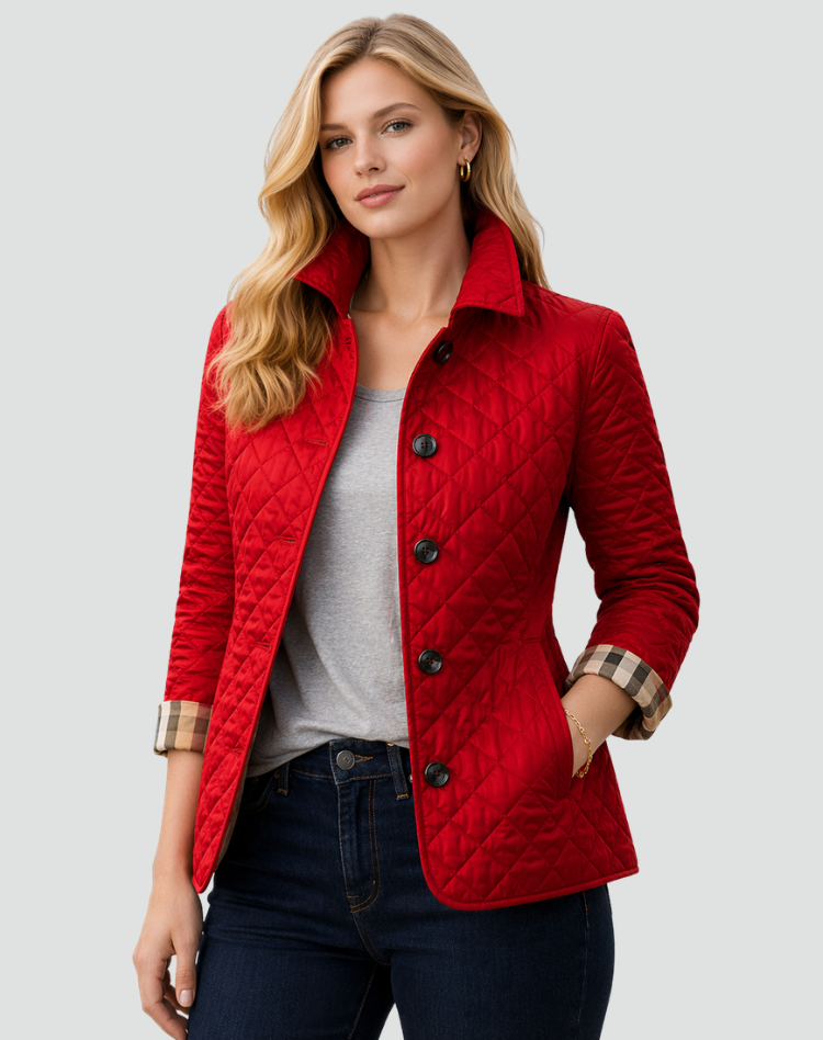 Romane | Veste matelassée boutonnée