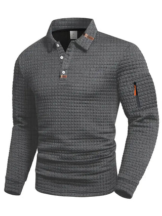 Xavier | Polo texturé à manches longues