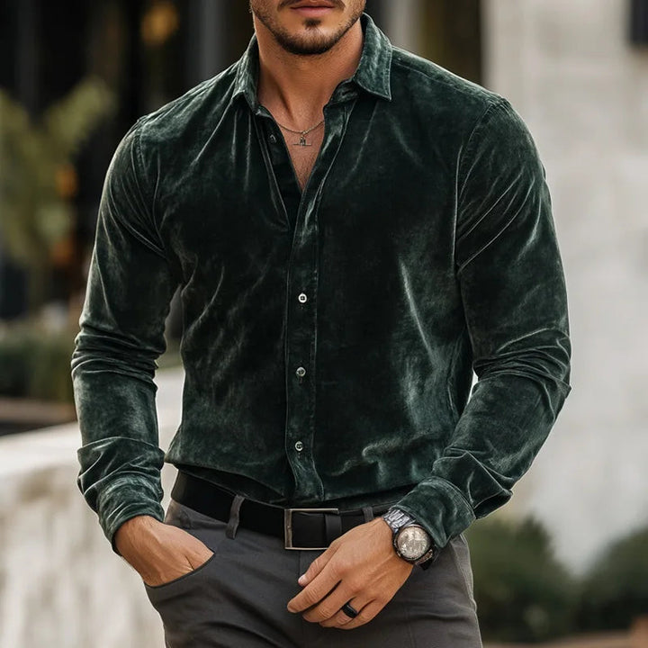 Louis-François | Chemise classique en velours