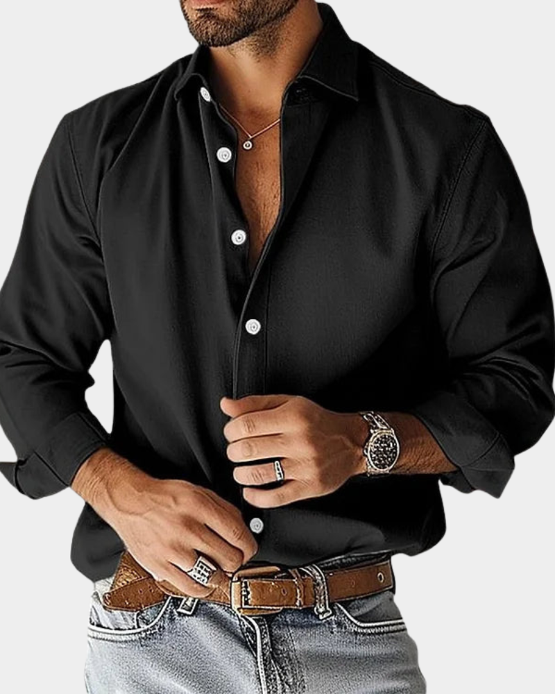 Maxime | Chemise boutonnée étirement coupe slim