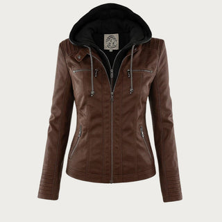 Élodie | Veste en similicuir