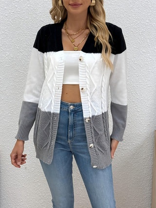 Nathalie | Gilet patchwork chaud
