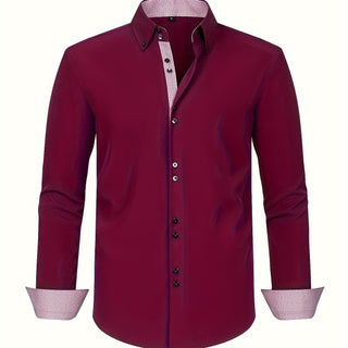 Ambroise | Chemise élégante légère avec détails contrastés
