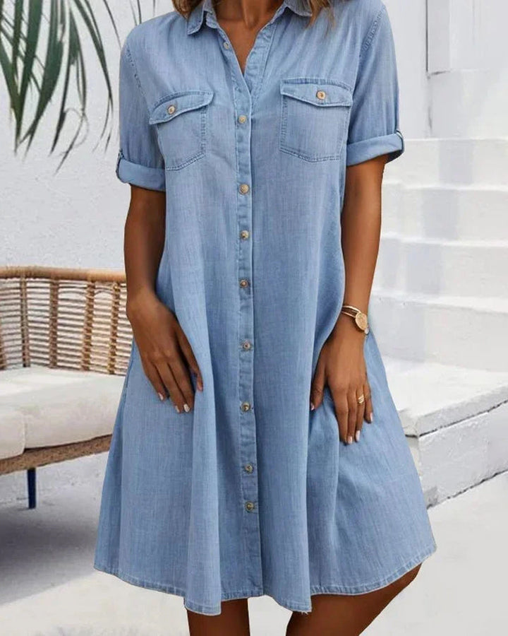 Yasmine | Robe-chemise en jean