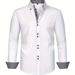 Ambroise | Chemise élégante légère avec détails contrastés