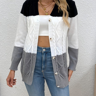 Nathalie | Gilet patchwork chaud