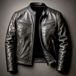 Benoît | Veste en cuir vintage