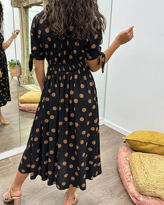 Armelle | Robe élégante à pois