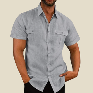Yannick | Chemise à poches texturée