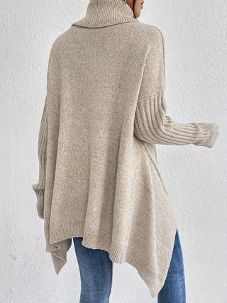 Camille | Pull ample à col montant