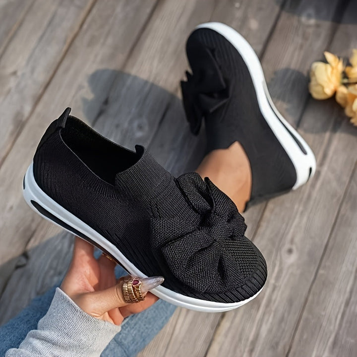 Laure | Baskets noires légères en maille