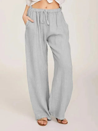 Célia | Pantalon classique à jambes larges