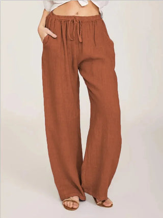 Célia | Pantalon classique à jambes larges