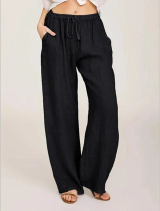 Célia | Pantalon classique à jambes larges