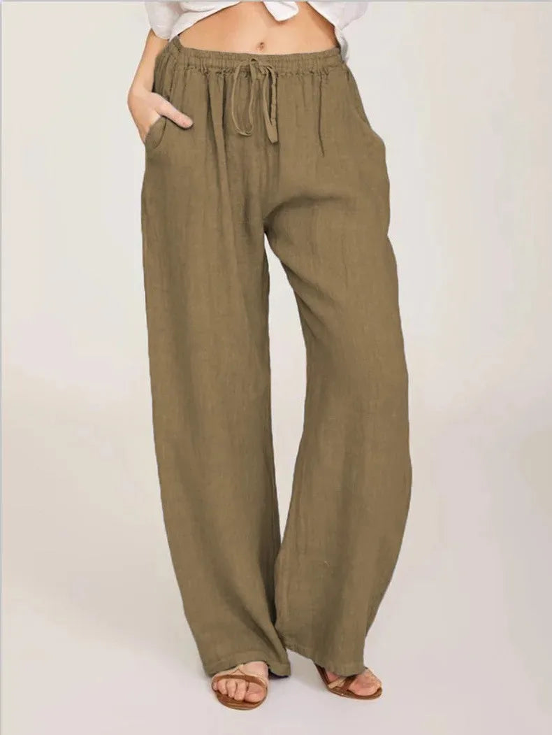 Célia | Pantalon classique à jambes larges