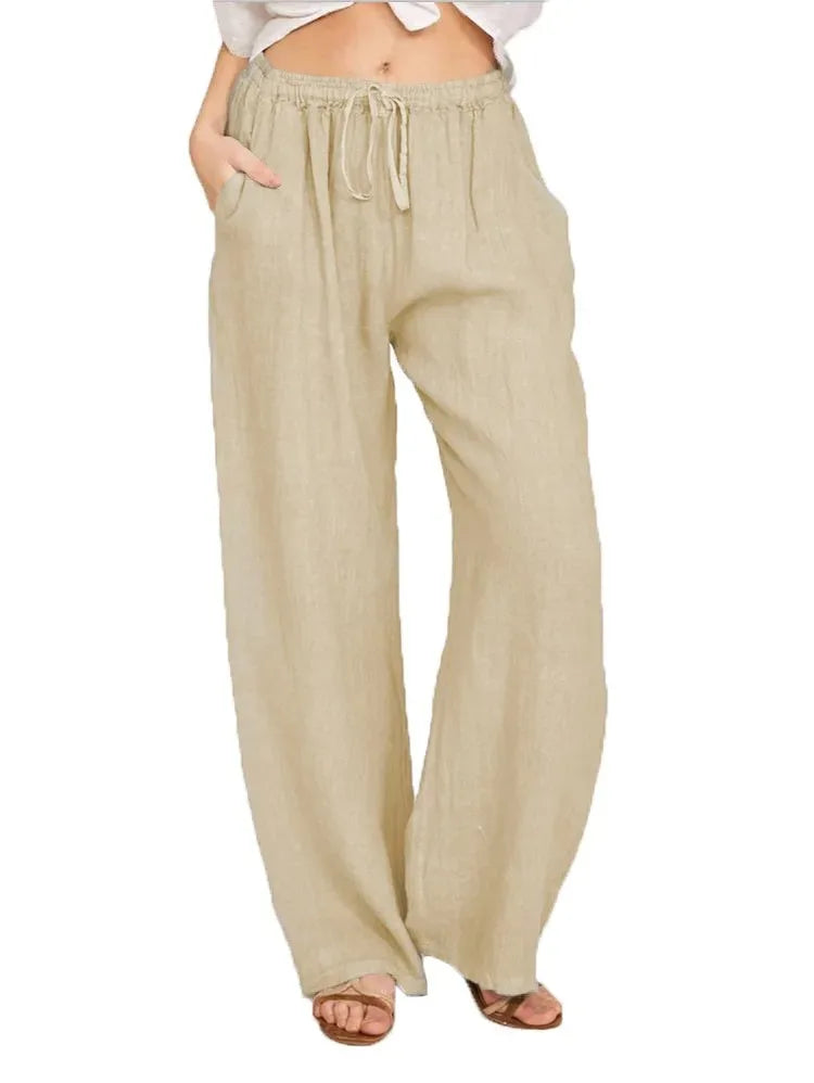 Célia | Pantalon classique à jambes larges