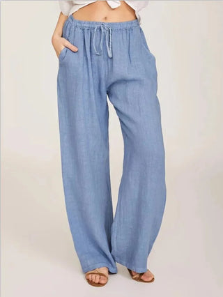 Célia | Pantalon classique à jambes larges