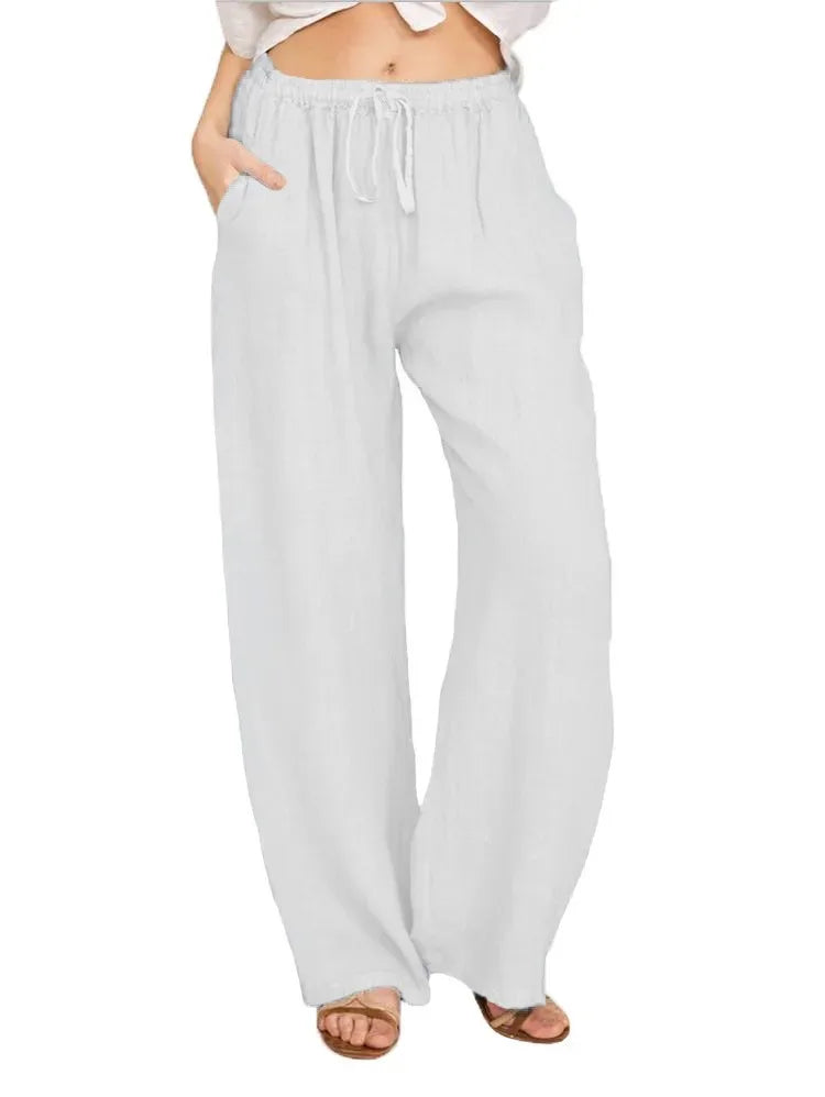 Célia | Pantalon classique à jambes larges
