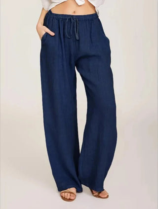 Célia | Pantalon classique à jambes larges