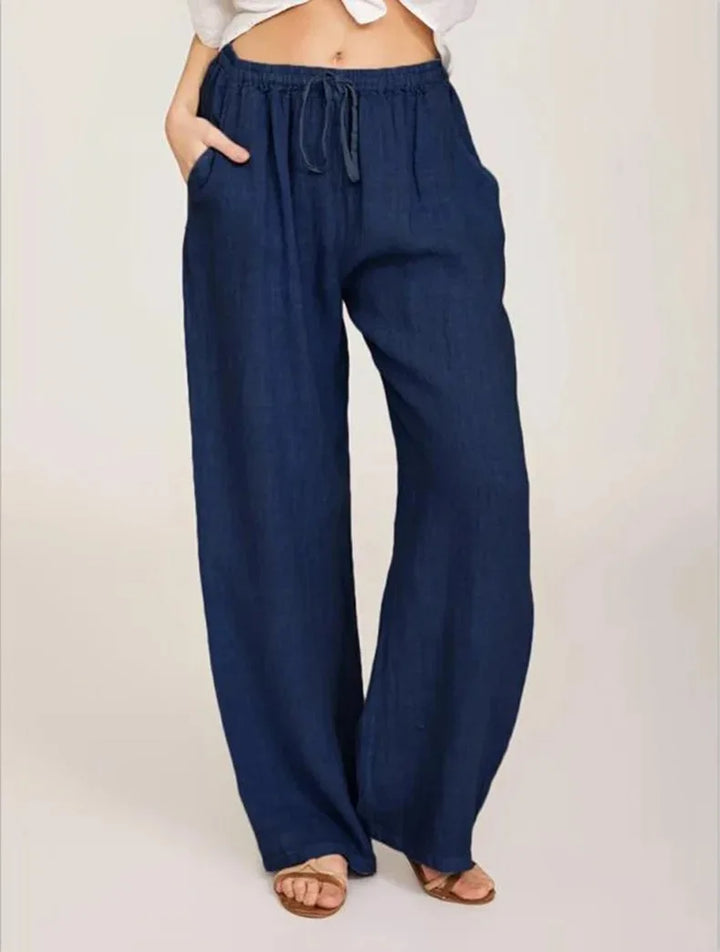 Célia | Pantalon classique à jambes larges