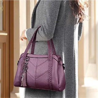 Juliette Rivoli | Sac à main en cuir véritable